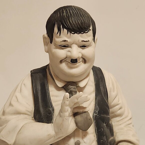 OLIVER HARDY GREAT ENTERTAINER SERIES STATUE FIGURINE LAUREL & HARDY LT ED 1985 - Picture 2 of 7